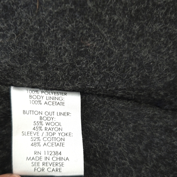 Calvin Klein Women's Purple Wool Line Jacket  Size 6 - Picture 6 of 12